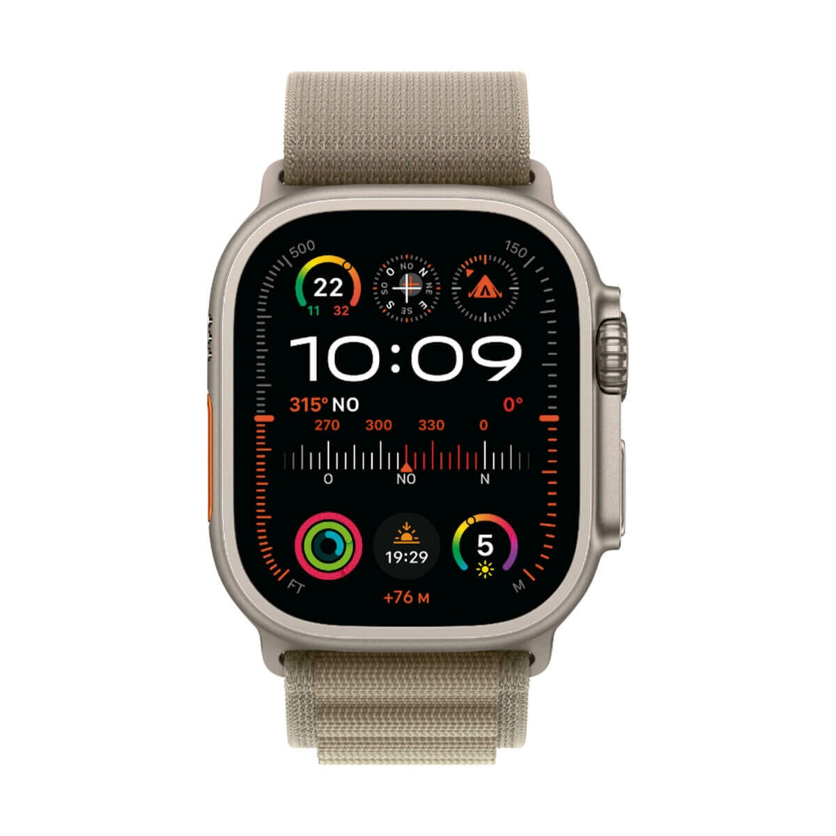 Smartwatch Apple MREX3FD/A Titanium Olive 49 mm