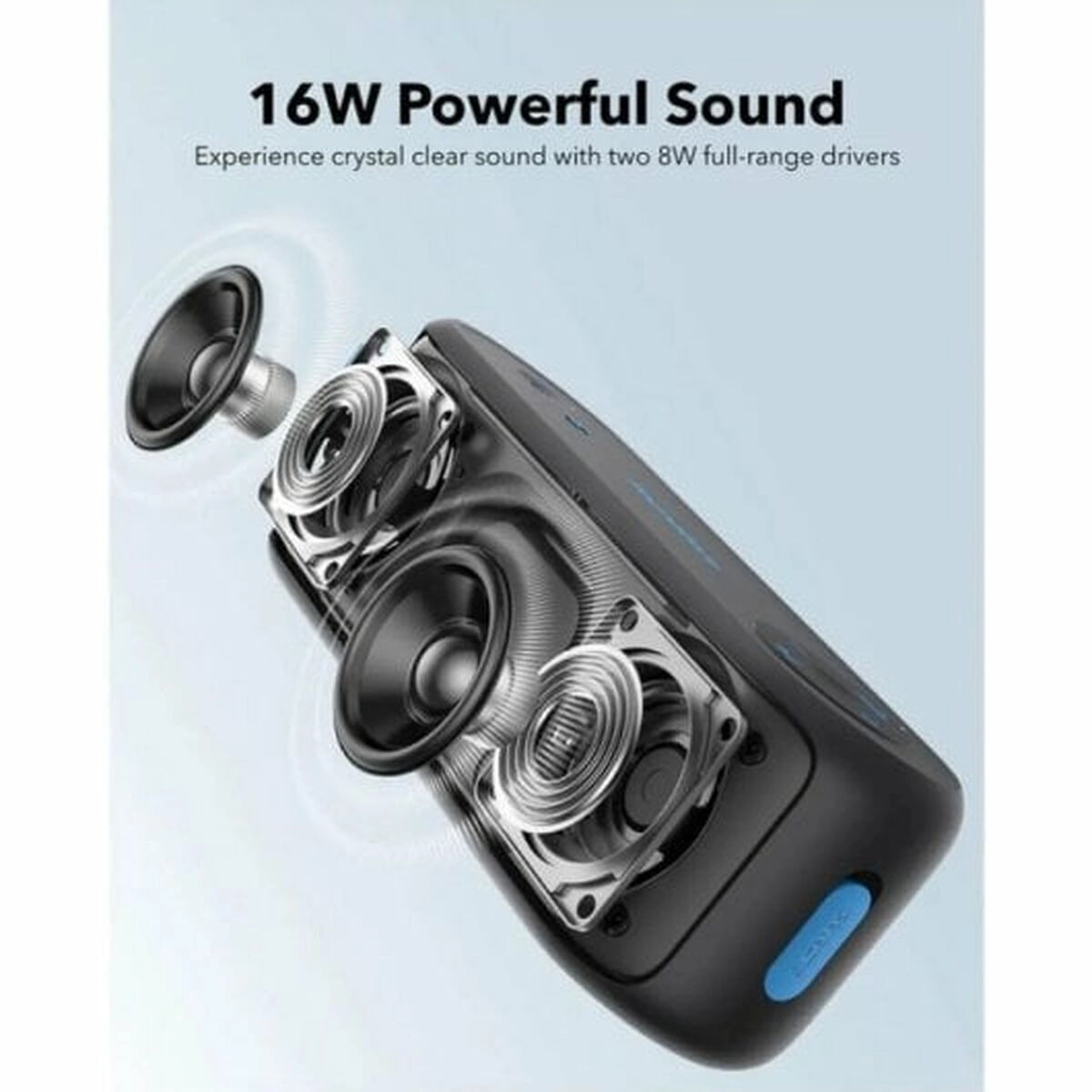 Portable Bluetooth Speakers Soundcore Black 16 W