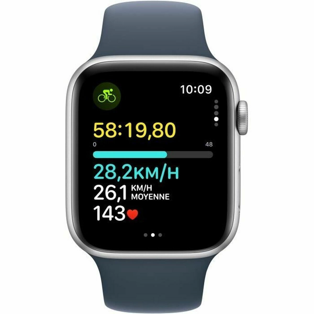 Smartwatch Apple MREE3QF/A Blue Silver 44 mm 40 mm M/L