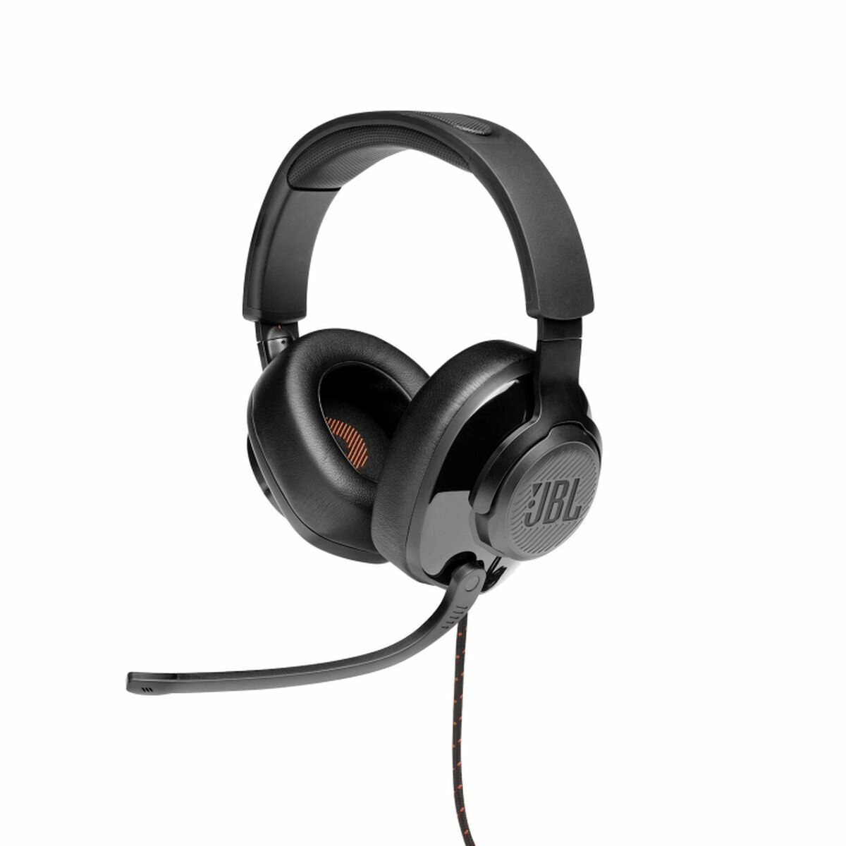 Headphone with Microphone JBL QUANTUM 200 BK Black